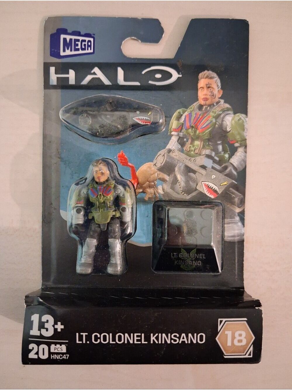 Halo Mega Heroes 18 Lt. Colonel Kinsano